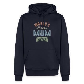 Best Mum - Men’s Premium Organic Hoodie - navy - Front - Nico (187cm)