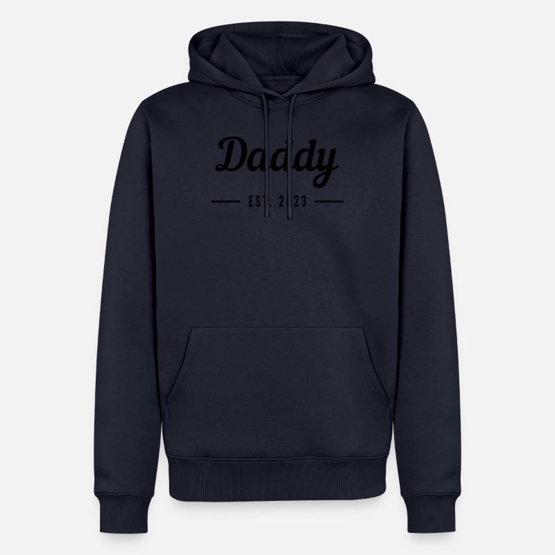 Daddy 2023 - Männer Premium Bio Hoodie - Navy