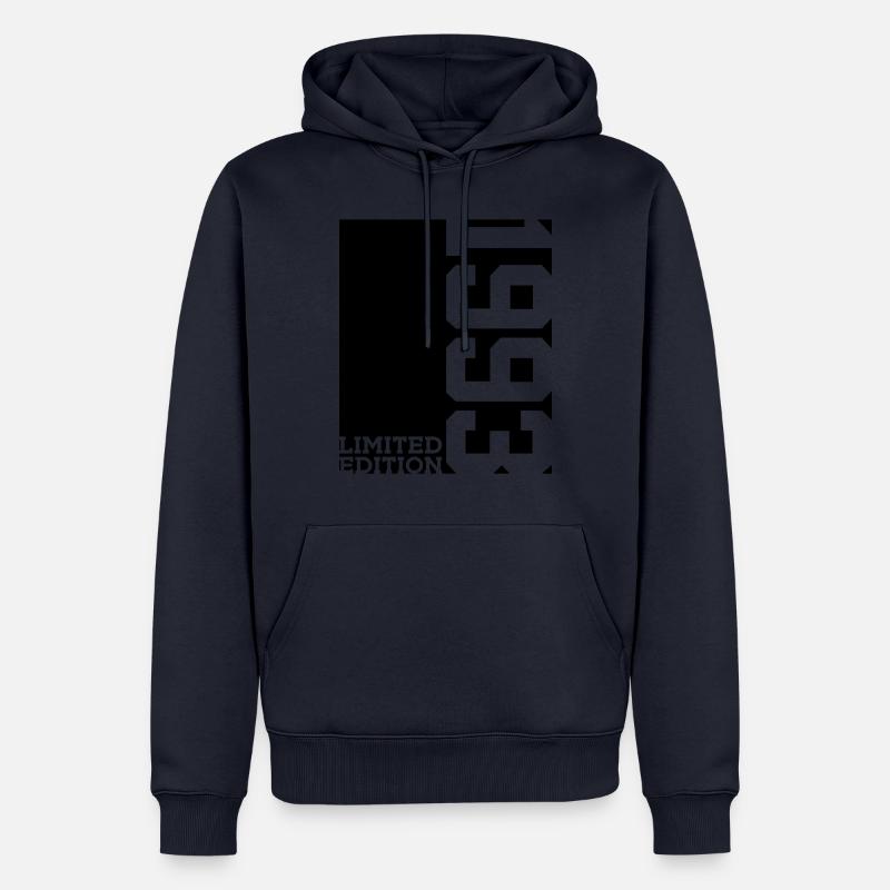 ÉDITION LIMITÉE 33E ANNIVERSAIRE 1993 - Sweat à capuche Premium bio Homme - bleu marine