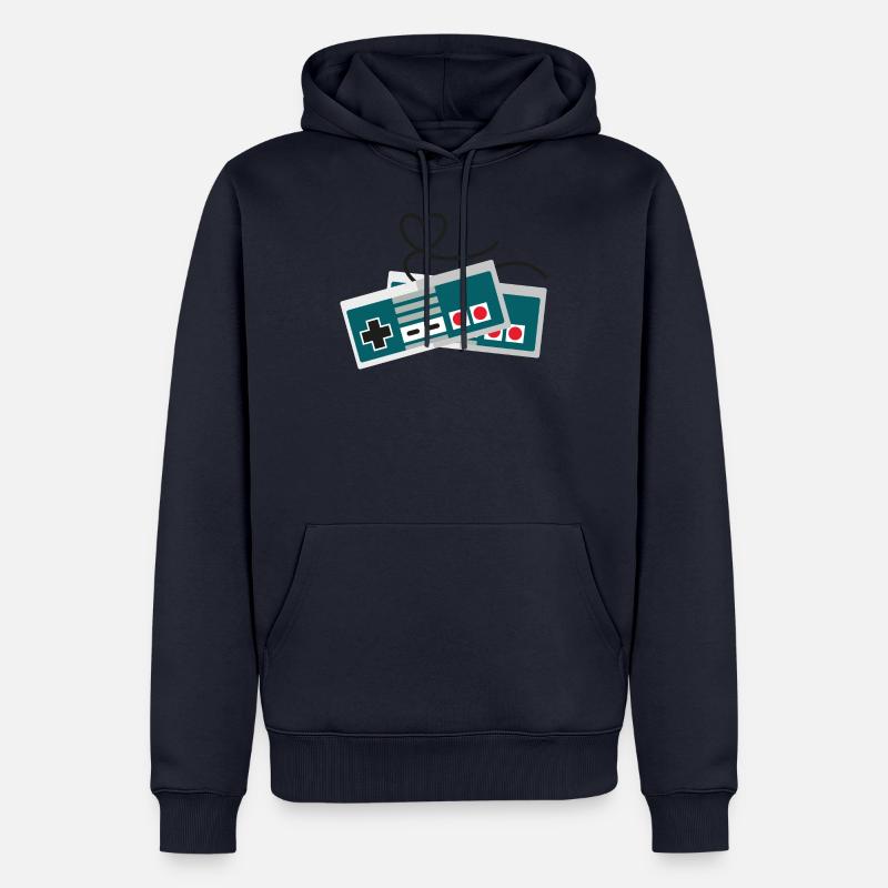 Classic Controller - Männer Premium Bio Hoodie - Navy