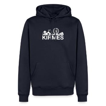 Kirmes - Männer Premium Bio Hoodie - Navy - Vorne - Nico (187cm)