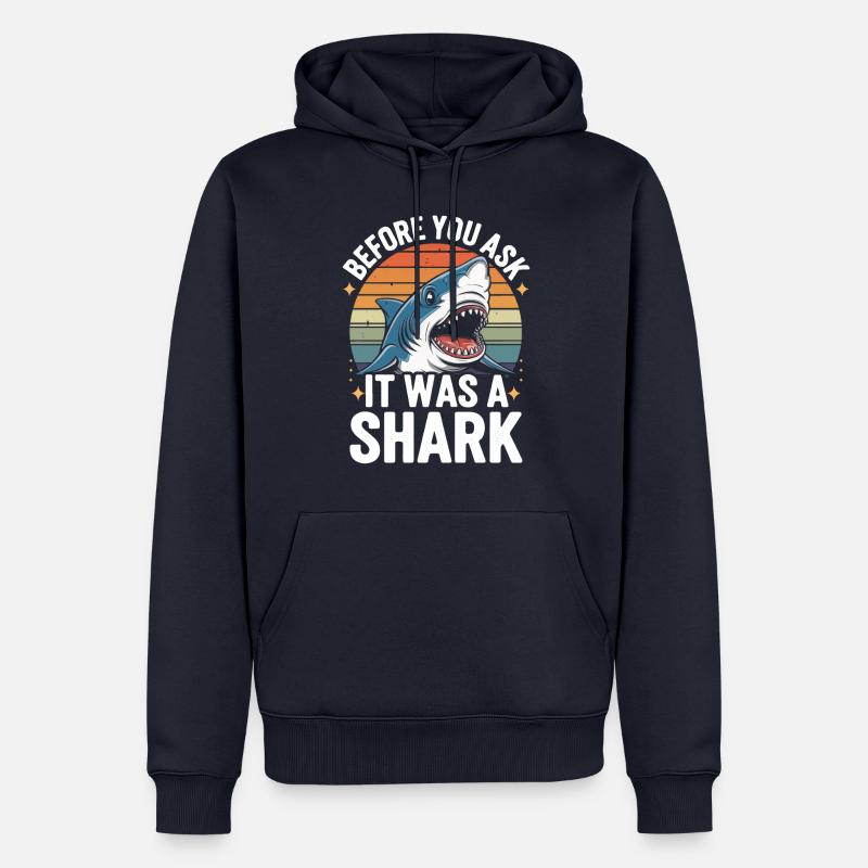 Invalidité due à l’amputation - Sweat à capuche Premium bio Homme - bleu marine