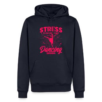 Ballerina Ballet Dance Ballet Dance Gift - Men’s Premium Organic Hoodie - navy - Front - Nico (187cm)