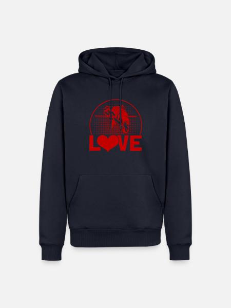 Springen Stabhochsprung Stabhochsprung Geschenk - Männer Premium Bio Hoodie - Navy