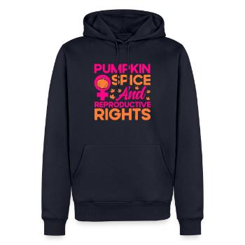Rechte der Frauen Ermächtigung Feministisch Gesche - Männer Premium Bio Hoodie - Navy - Vorne - Nico (187cm)