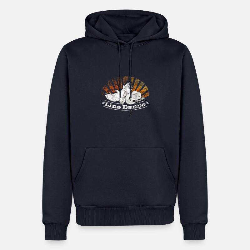 linedance - Männer Premium Bio Hoodie - Navy