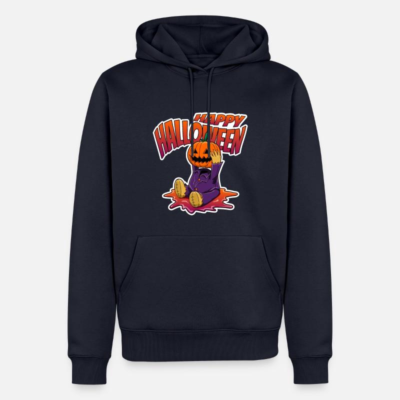 Joyeux halloween - Sweat à capuche Premium bio Homme - bleu marine