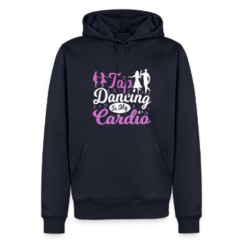 Tap Dancing Is My Cardio Funny Tap Dancer - Männer Premium Bio Hoodie - Navy - Vorne - Nico (187cm)
