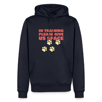 Funny Dog Trainer Agility Dog Training Give Us - Männer Premium Bio Hoodie - Navy - Vorne - Nico (187cm)