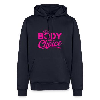 Rechte der Frauen Gleichberechtigung der Geschlech - Männer Premium Bio Hoodie - Navy - Vorne - Nico (187cm)