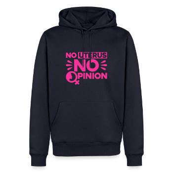 Rechte der Frauen Feministisch Ermächtigung Gesche - Männer Premium Bio Hoodie - Navy - Vorne - Nico (187cm)