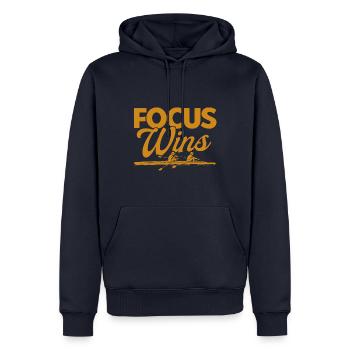 Rowing Team Rower Rower Gift - Men’s Premium Organic Hoodie - navy - Front - Nico (187cm)