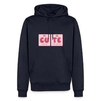 Süß Kupfer Tellerium Cute Chemie Chemiker Flirt - Männer Premium Bio Hoodie - Navy - Vorne - Nico (187cm)