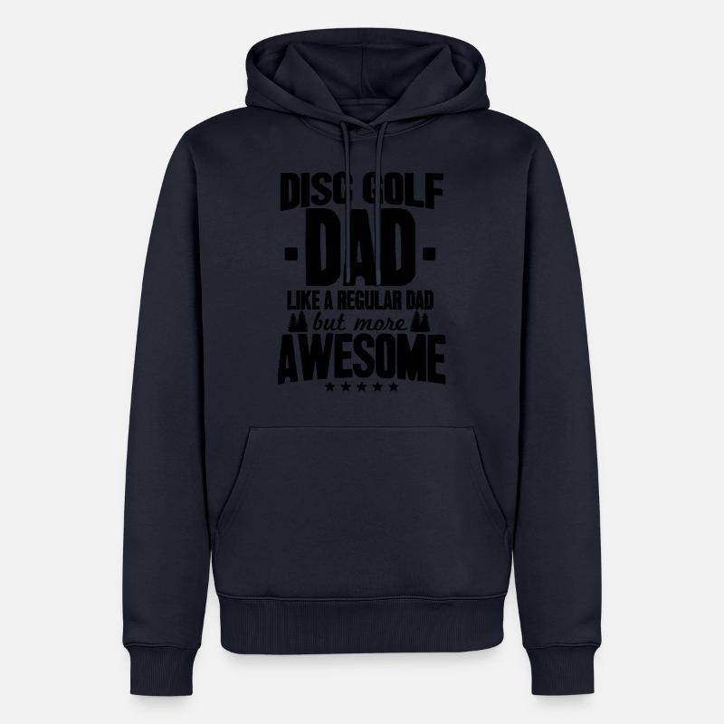 Disc Golf Dad - Männer Premium Bio Hoodie - Navy