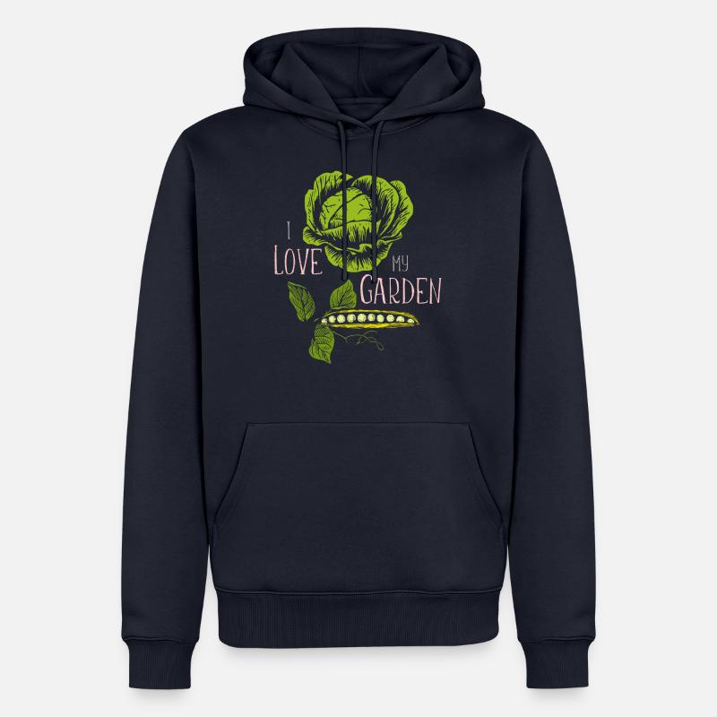 Gemüsegarten - Männer Premium Bio Hoodie - Navy