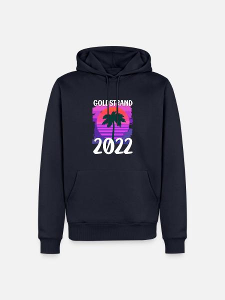 Goldstrand 2022 - Männer Premium Bio Hoodie - Navy