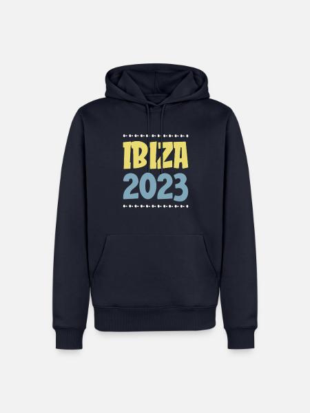 Ibiza 2023 - Männer Premium Bio Hoodie - Navy