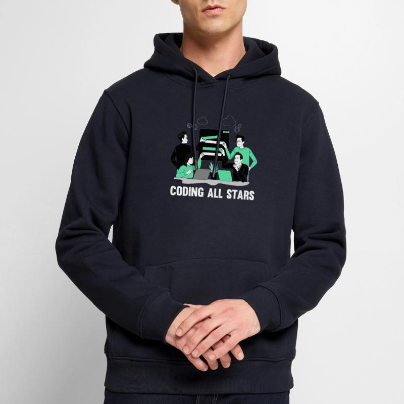 Programmierer Coder Software Entwickler Männer Premium Bio Hoodie