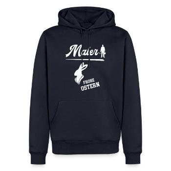 Maler Frohe Ostern Ostergeschenk Lackierer - Männer Premium Bio Hoodie - Navy - Vorne - Nico (187cm)