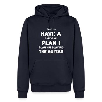 Yes I Do Have A Retirement Plan... - Männer Premium Bio Hoodie - Navy - Vorne - Nico (187cm)