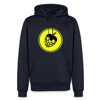 Bier zapfen icon - Männer Premium Bio Hoodie - Navy - Vorne - Nico (187cm)
