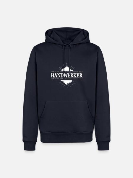 Handwerker Beruf - Männer Premium Bio Hoodie - Navy