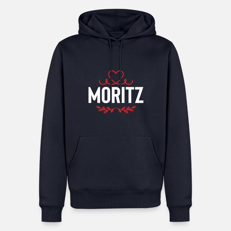Moritz - Männer Premium Bio Hoodie - Navy