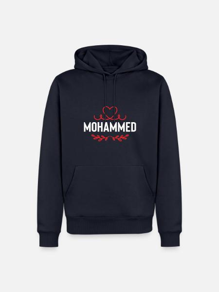 Mohammed - Men’s Premium Organic Hoodie - navy