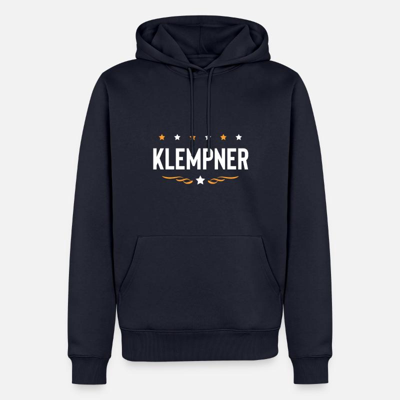 Klempner Beruf - Männer Premium Bio Hoodie - Navy