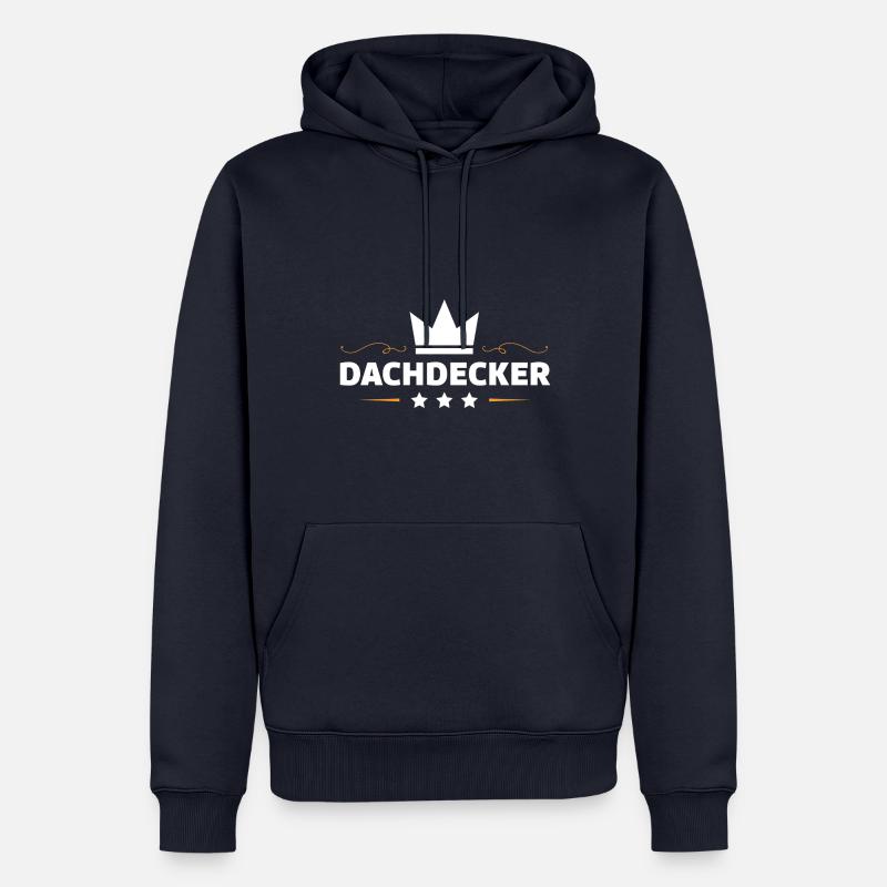 Dachdecker Beruf - Männer Premium Bio Hoodie - Navy