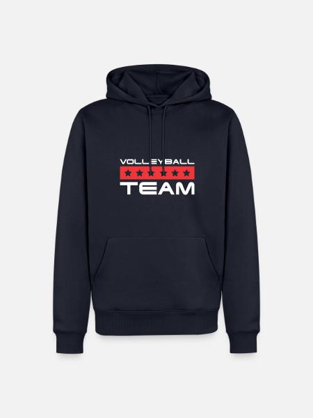 Volleyball Crew - Männer Premium Bio Hoodie - Navy