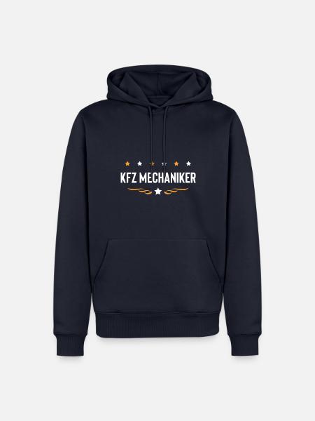 KFZ Mechaniker Beruf - Männer Premium Bio Hoodie - Navy
