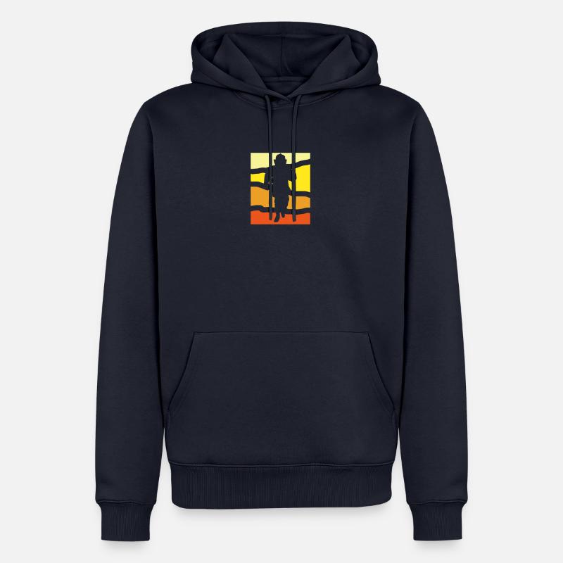 Pompiers - Sweat à capuche Premium bio Homme - bleu marine