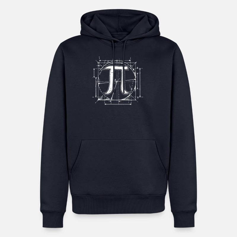 Mathe Pi Mathematik Komplex - Männer Premium Bio Hoodie - Navy