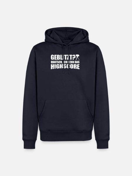 Blitzertester Geblitzt Auto Radarkontrolle Tempo - Männer Premium Bio Hoodie - Navy