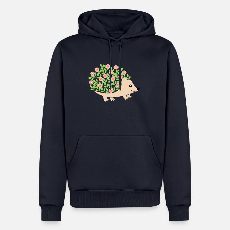 Igel - Männer Premium Bio Hoodie - Navy