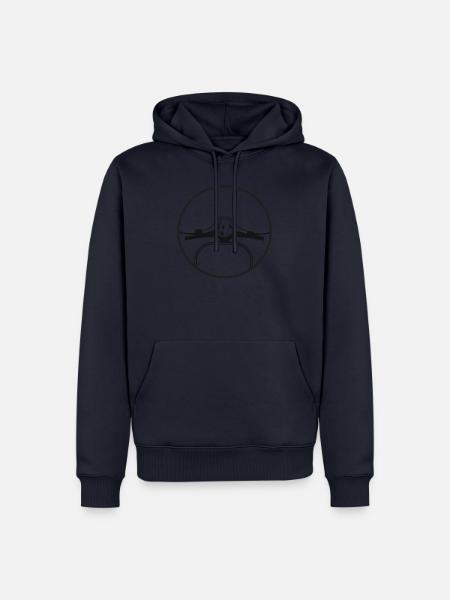 Motorroller Simson Moped Roller Schwalbe Geschenk - Männer Premium Bio Hoodie - Navy