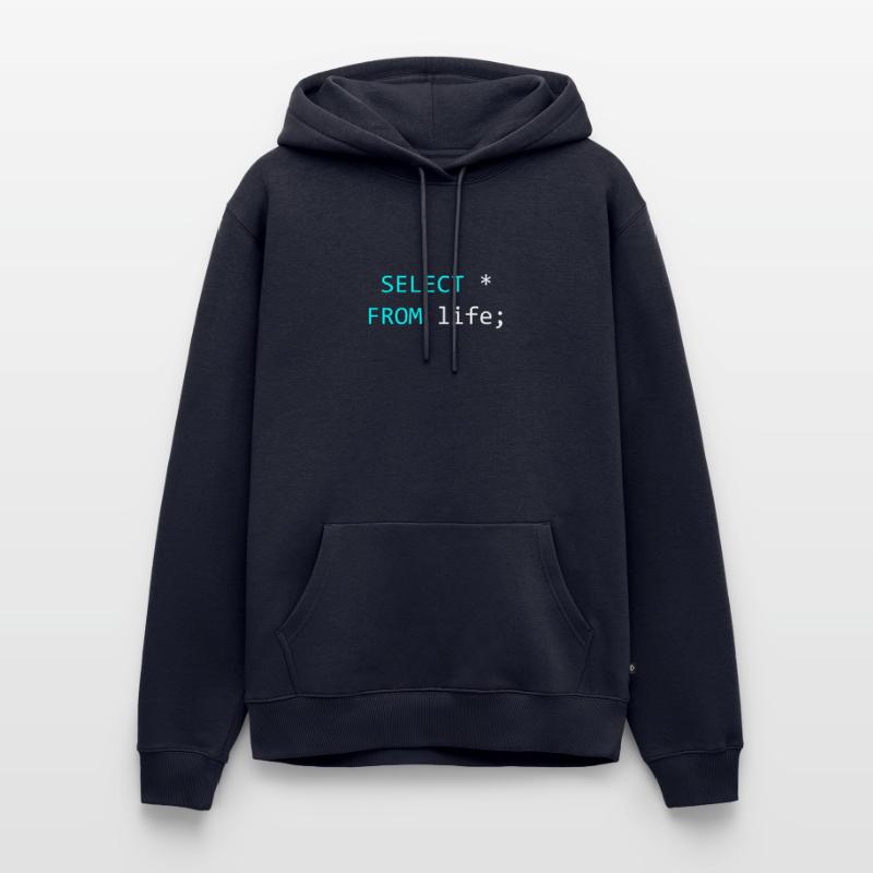 Geschenkidee für SQL-Coder Männer Premium Bio Hoodie