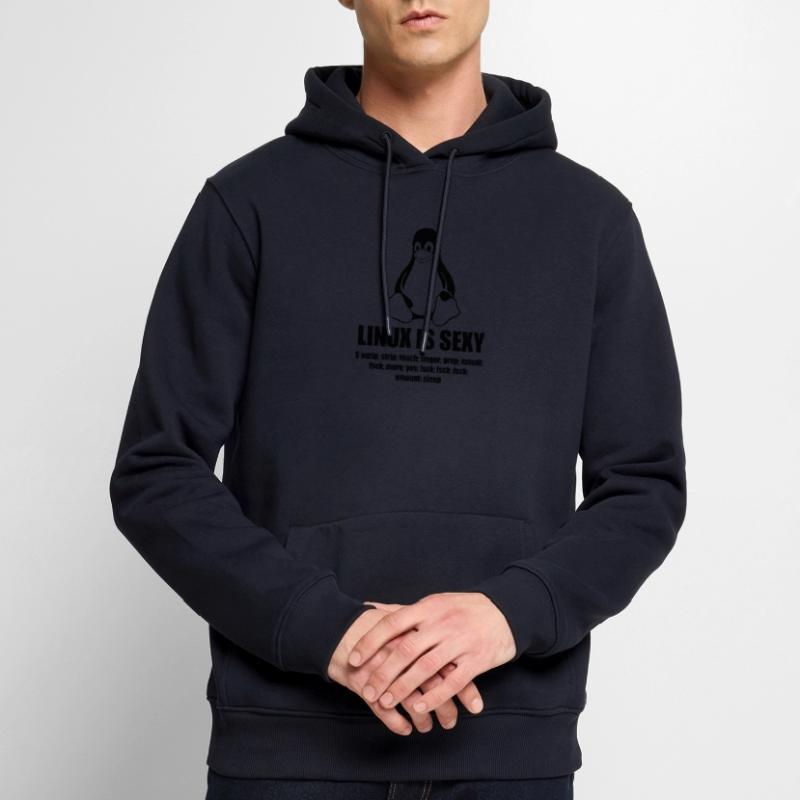 Linux Root SUDO Unix Shell Sexy funny gift Men’s Premium Organic Hoodie