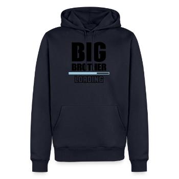 big brother loading 2 - Men’s Premium Organic Hoodie - navy - Front - Nico (187cm)