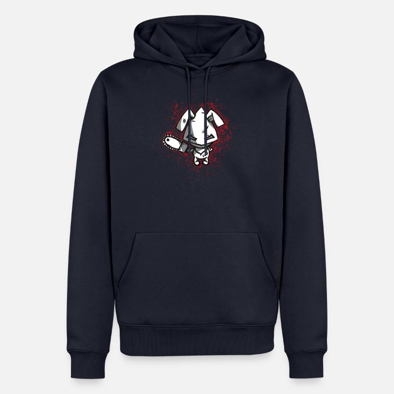 Evil Pets - Rabbit 2 - Sweat à capuche Premium bio Homme - bleu marine