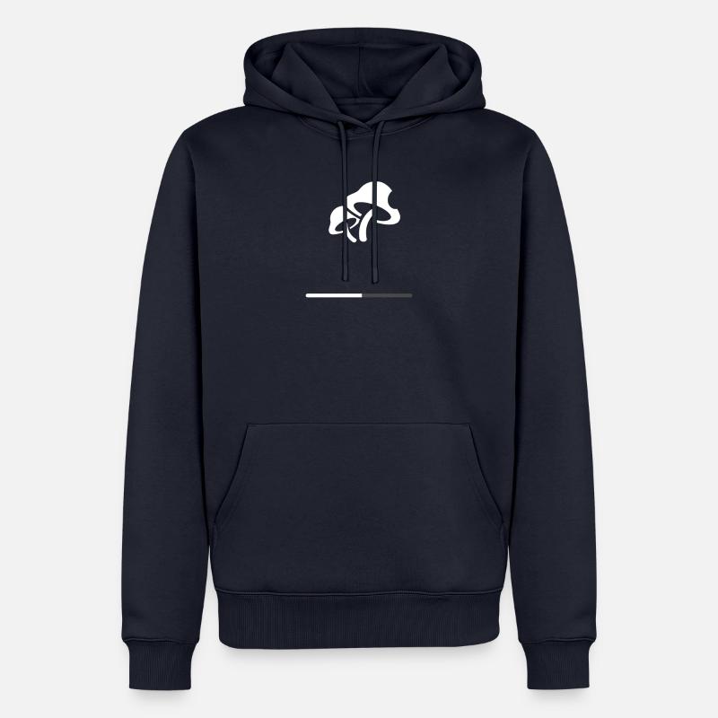 Psilocybin Operating System Upgrade - Sweat à capuche Premium bio Homme - bleu marine