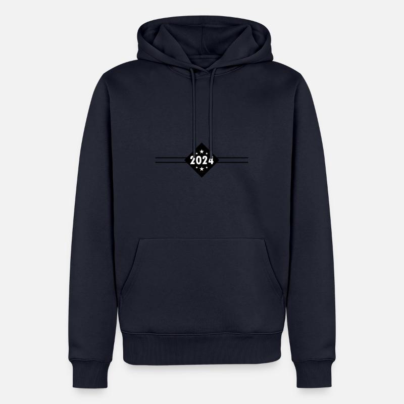 Icône de l’année 2024 - Sweat à capuche Premium bio Homme - bleu marine