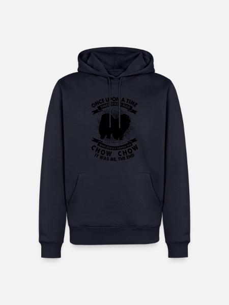 Es War Einmal - Chow-Chow - Männer Premium Bio Hoodie - Navy