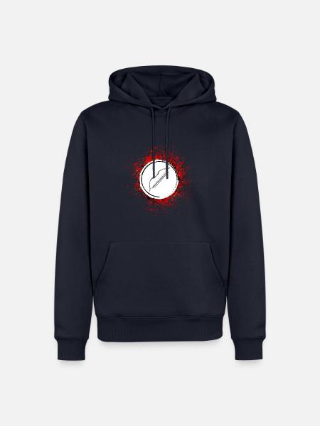 Pfeil und Bogen Sport - Männer Premium Bio Hoodie - Navy