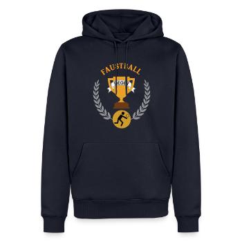 Faustball Sieger Gewinner Turnier Meisterschaft - Männer Premium Bio Hoodie - Navy - Vorne - Nico (187cm)