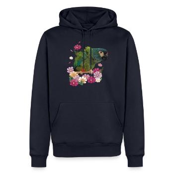 Das Maracanã - Männer Premium Bio Hoodie - Navy - Vorne - Nico (187cm)