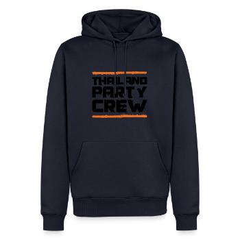 Thailand Party Crew - Männer Premium Bio Hoodie - Navy - Vorne - Nico (187cm)