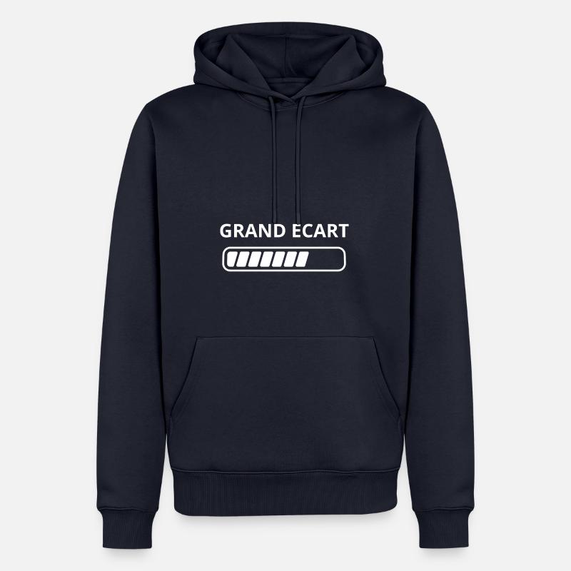 Grand Ecart Loading - Sweat à capuche Premium bio Homme - bleu marine