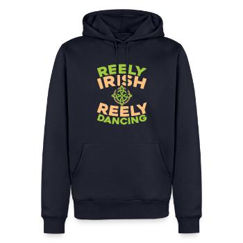 Irish Dance Irischer Tanz - Männer Premium Bio Hoodie - Navy - Vorne - Nico (187cm)